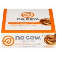 no cow® Dairy Free Chunky Peanut Butter Protein Bars
