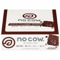 no cow® Dairy Free Chocolate Fudge Brownie Protein Bars