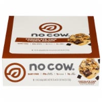 no cow Chocolate Chip Cookie Dough Protein Bars