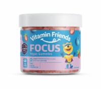 Vitamin Friends Focus Kids Berry Flavored Vegan Gummies 100mg
