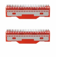 GAMMA+ Replacement Foil Shaver Set of 2 Forged Red Cutter Blades
