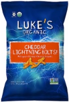 Luke's Organic Cheddar Lightning Bolts Multigrain Cheddar Cheese Snacks Perspective: Main