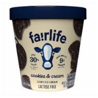 Fairlife Cookies & Cream Light Ice Cream Pint Perspective: Main