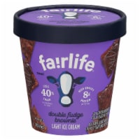 Fairlife® Double Fudge Brownie Light Ice Cream Pint Perspective: Main