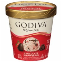 Godiva® Chocolate Strawberry Ice Cream Pint