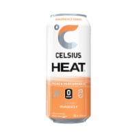 CELSIUS HEAT Sparkling Orangesicle Energy Drink Can Perspective: Main
