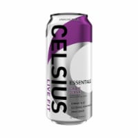CELSIUS® ESSENTIALS Sparkling Grape Slush Performance Energy Drink Can Perspective: Main