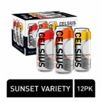 CELSIUS® ESSENTIALS Sparkling Sunset Energy Drink Variety Pack Perspective: Main