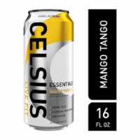 CELSIUS ESSENTIALS™ Sparkling Mango Tango Energy Drink Can Perspective: Main