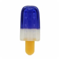 JoJo Modern Pets Recyclable Freezable Blue Popsicle Dog Chew Toy, Small
