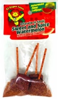 El Super Leon Sweet and Spice Watermelon Hard Candy Lollipops