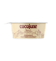 Cocojune Vanilla Chamomile Organic Cultured Dairy Free Coconut Yogurt Cup