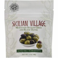 Sicilian Village® Marinated Green and Black Olives