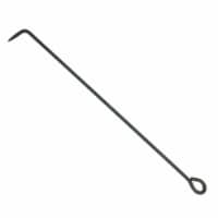 Ohio Flame Of46p Inch Fire Poker 1/2  Thick American Steel - Black Finish