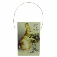 Easter Bright Be Your Easter Pressed Wood Bunny Rabbit Basket Picture E34