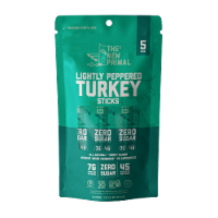 The New Primal Lightly Peppered Turkey Sticks Perspective: Main
