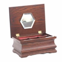LITTLE LADY Jewelry Box with Lift-Out Tray, Solid Red Oak with a Red Cherry finish.