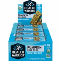 Health Warrior Organic Honey Sea Salt Pumpkin Seeds Bars