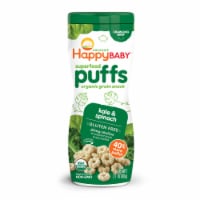 Happy Baby Organics Superfood Puffs Kale & Spinach Veggie Fruit & Grain Puffs