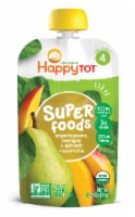 Happy Tot® Organics Super Foods Spinach Mango & Pear Stage 4 Baby Food