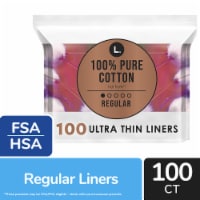 L. Chlorine Free Organic Cotton Regular Absorbency Ultra Thin Liners