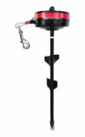Howard Pet Retractable Red Metal Tie Out Stake Large - Total Qty: 1
