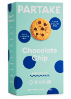 Partake Gluten Free Vegan Soft Chocolate Chip Cookies Perspective: Main