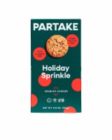 Partake Foods Vegan Crunchy Holiday Sprinkle Cookies