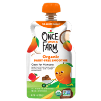 Once Upon a Farm™ Coco for Mangoes Organic Dairy Free Smoothie Pouch Perspective: Main