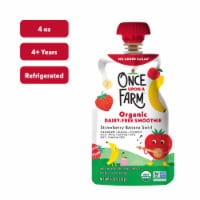 Once Upon a Farm™ Strawberry Banana Swirl Organic Smoothie Pouch