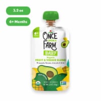 Once Upon a Farm™ Pineapple Banana and Avocado with Mint Organic Baby Food Pouch Perspective: Main