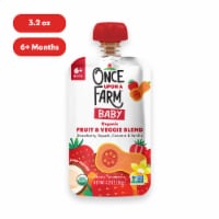 Once Upon a Farm™ Strawberry Squash Coconut and Vanilla Organic Baby Food Pouch