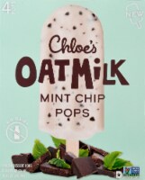 Chloe's Oatmilk Mint Chip Dairy Free Frozen Dessert Pops