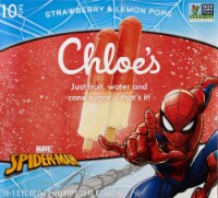 Chloe's™ Spiderman Strawberry and Lemon Ice Pops Perspective: Main