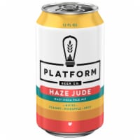 Platform Beer Co. Haze Jude India Pale Ale Craft Beer Perspective: Main