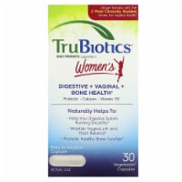 TruBiotics Women's Digestive + Vaginal + Bone Health - 30 Vegetarian Capsules Perspective: Main