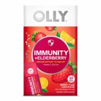 Olly Immunity + Elderberry Berry Yuzu Lemonade Powder Supplement