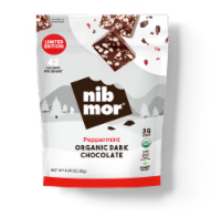 NibMor® Organic Dark Chocolate Peppermint Snacks Perspective: Main