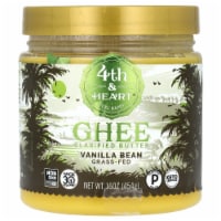 4th & Heart Ghee Clarified Butter Grass-Fed Vanilla Bean - 16 oz (454 g)