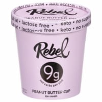 Rebel Peanut Butter Fudge Ice Cream Pint Perspective: Main