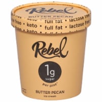 Rebel Keto Butter Pecan Ice Cream Pint