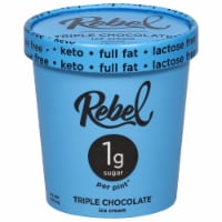 Rebel Keto Triple Chocolate Ice Cream Pint