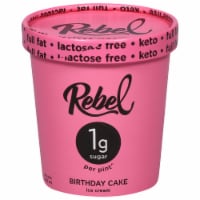 Rebel Keto Birthday Cake Ice Cream Pint