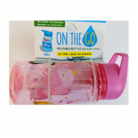 ATA Retail On The Go Girls Reusable Plastic Water Bottle