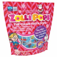 Zollipops Peppermint Flavor Lollipops Holiday Bag Perspective: Main