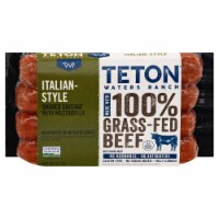 Teton Waters Ranch Grass-Fed Italian Style Oregano & Mozzarella Mild Smoked Sausage