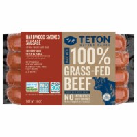 Teton™ Waters Ranch 100% Grass-Fed Hardwood Smoked Beef Sausage Perspective: Main