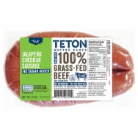 Teton® Waters Ranch 100% Grass-Fed Beef Jalapeno Cheddar Sausage