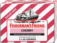 Fisherman's Friend Sugar Free Cherry Cough Suppressant Lozenges Perspective: Main