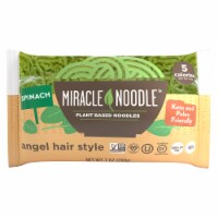 Miracle Noodle Spinach Angel Hair Style Plant Based Noodles Perspective: Main